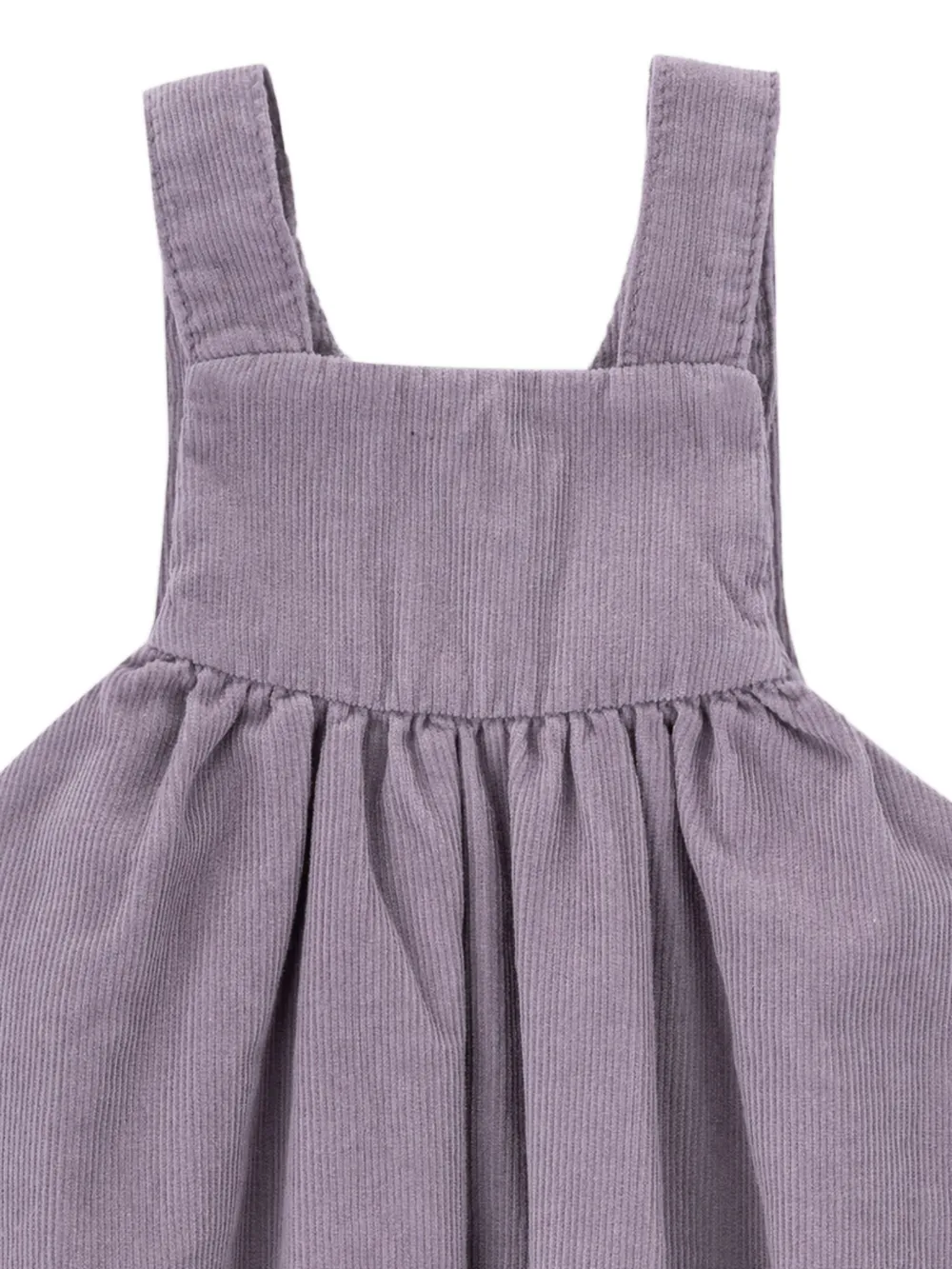 Knot Queen ribfluwelen overall Paars
