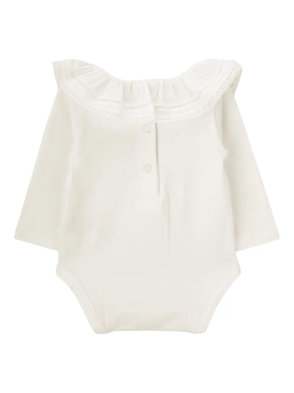 Knot Rose romper - Wit