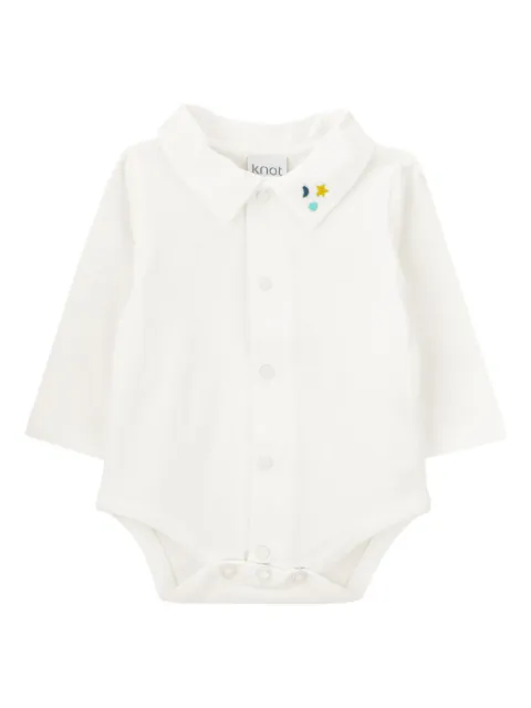 Knot Twinkles embroidered bodysuit