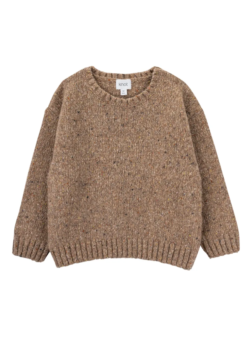 Knot suéter tejido | marrón | Image 1