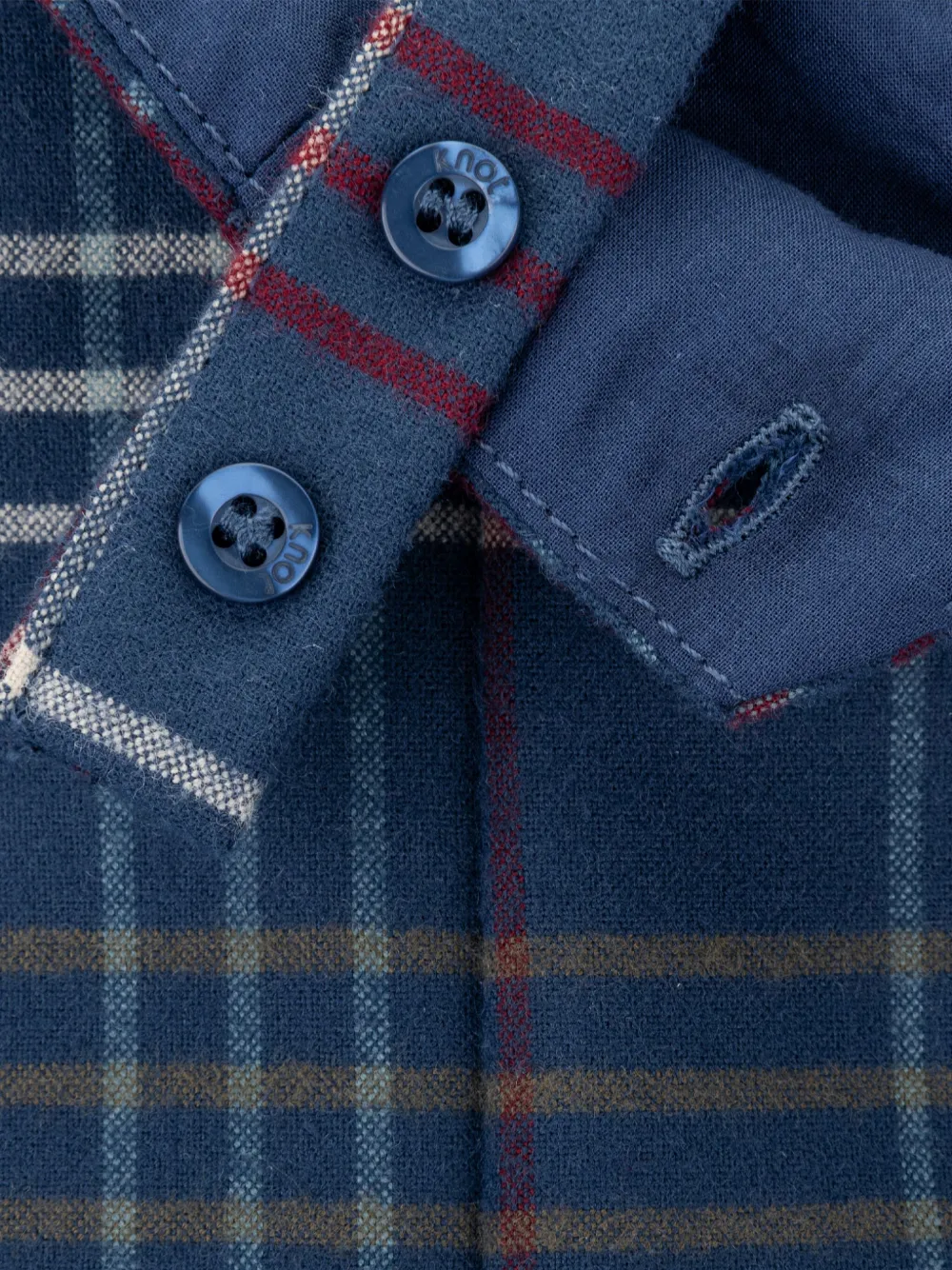 Knot Mistletoe geruite overall Blauw