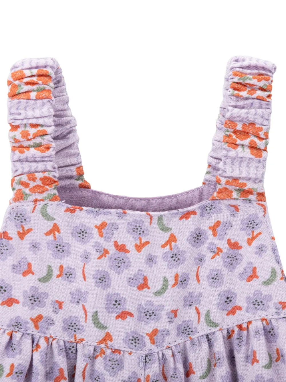 Knot Jace overall met bloemenprint Paars