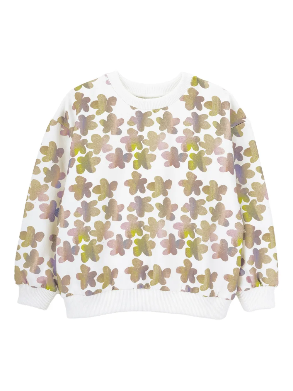 Knot Gleaming Garden Floral Sweatshirt In Multi