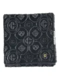 Casablanca monogram-pattern scarf - Grey