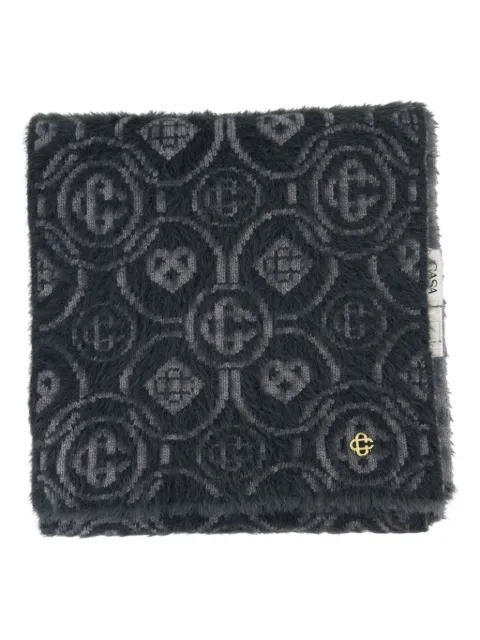 Casablanca Schal mit Monogrammmuster