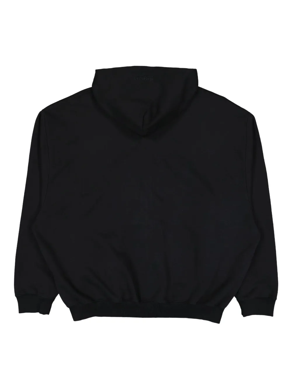 VETEMENTS Hoodie met logo en rits Zwart