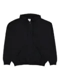 VETEMENTS zip-up logo hoodie - Black