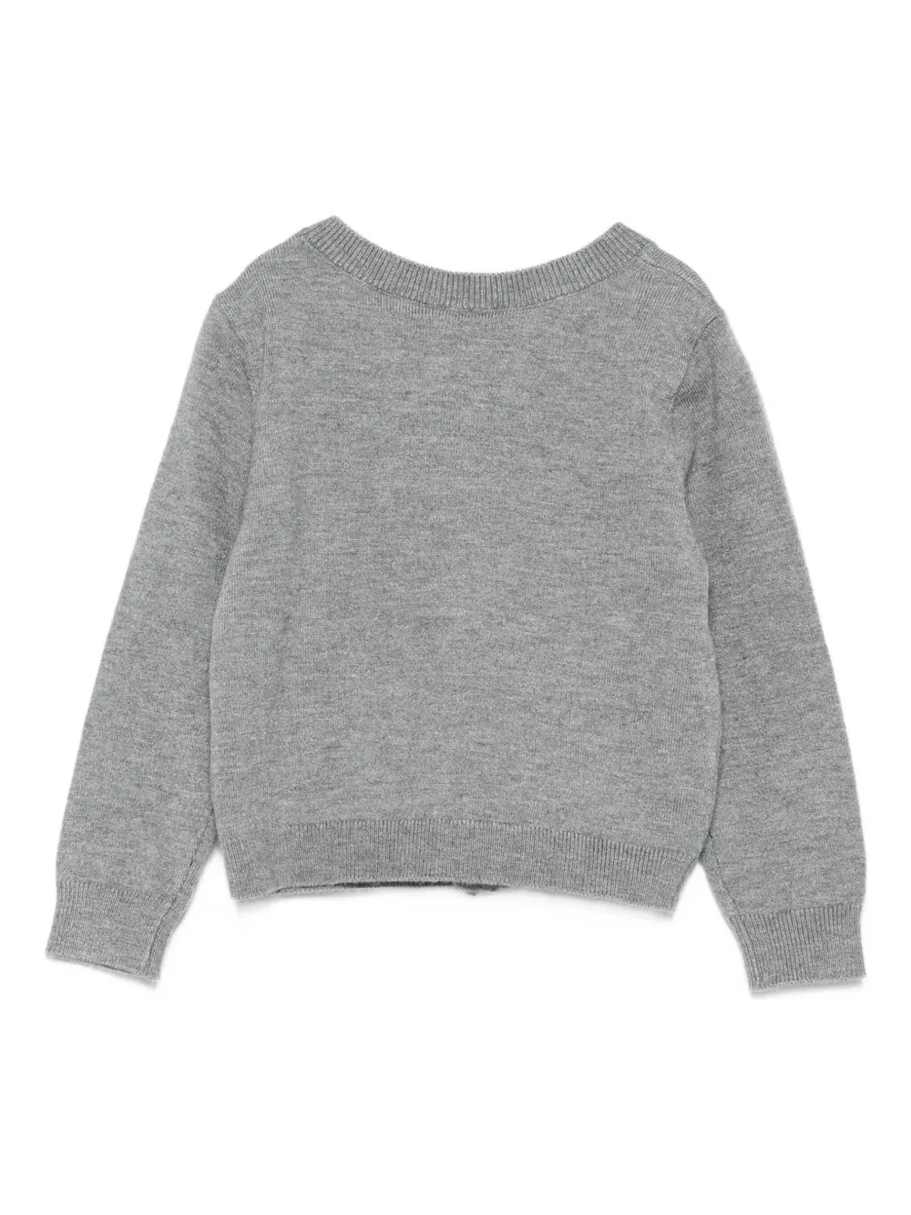 TWINSET Kids Vest met logopatch Grijs