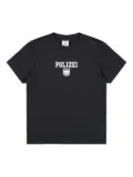 VETEMENTS Polizei Eagle emblem T-shirt - Black