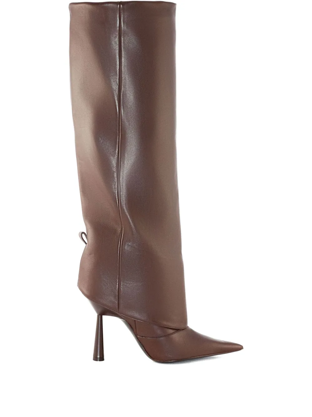 GIABORGHINI 110mm Ros31 knee-high boots Brown