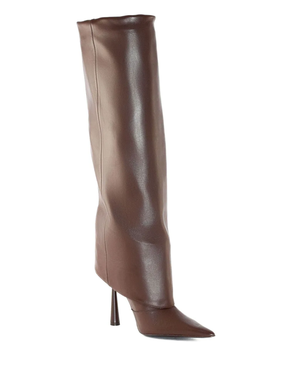 GIABORGHINI 110mm Ros31 knee-high boots Brown