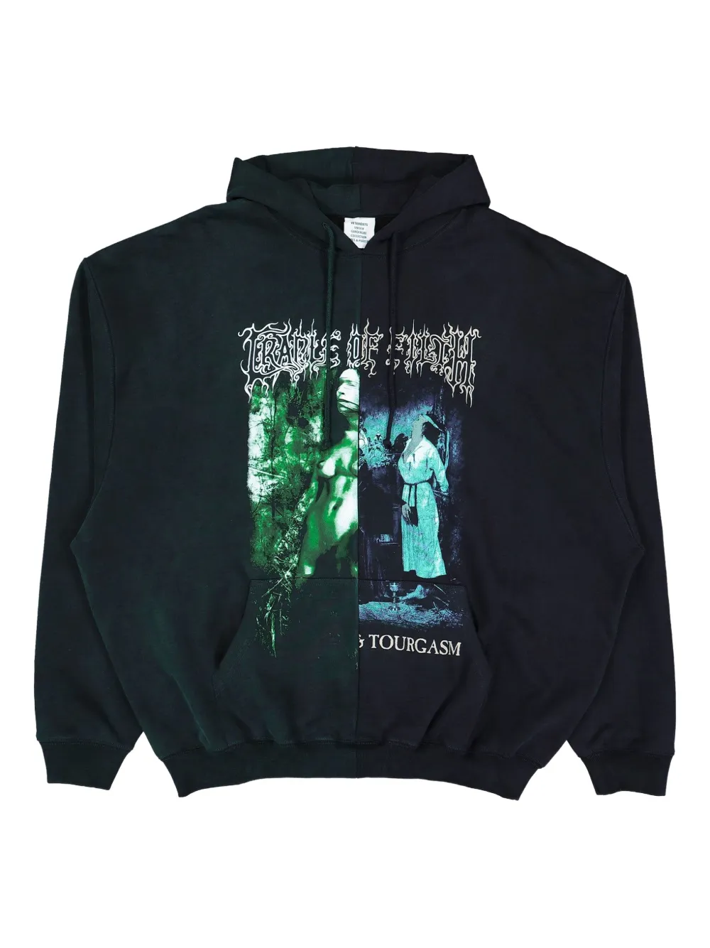 VETEMENTS Hoodie met print Groen