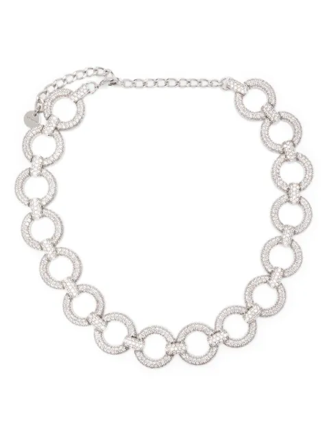 Self-Portrait crystal-embellished necklace