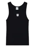 VETEMENTS eagle-emblem tank top - Black
