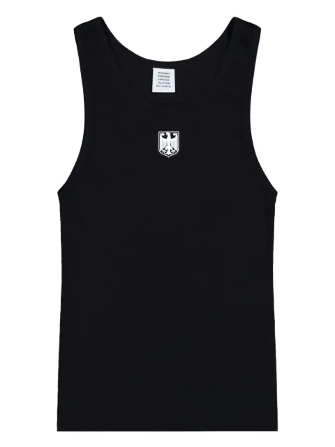 VETEMENTS eagle-emblem tank top