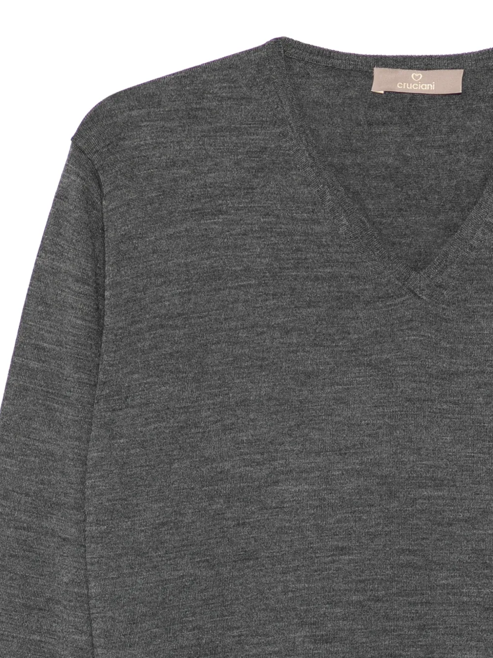  Cruciani V-neck Sweater - Grey 