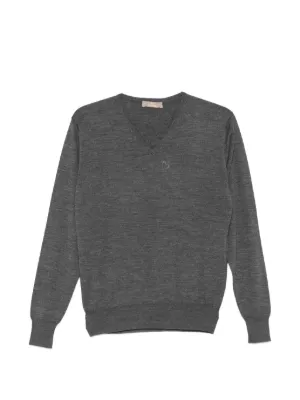 Brunello Cucinelli Vネックカシミヤセーター | グレー | FARFETCH JP