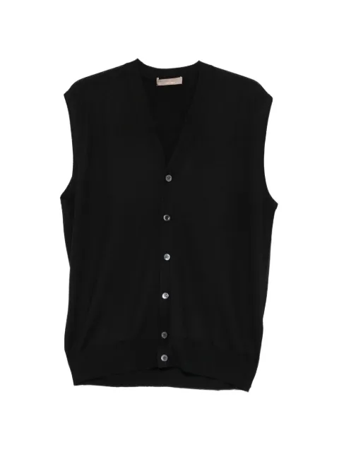 Cruciani sleeveless cardigan