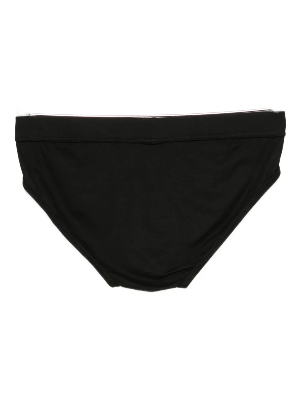 Dsquared2 Logo-label Briefs In Black