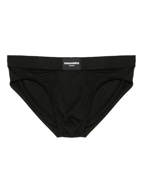 DSQUARED2 logo-label briefs
