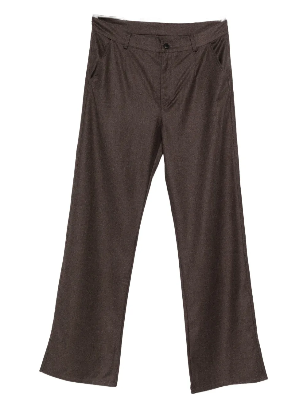 Private 0204 button-fastening pocket trousers | Brown | Image 1