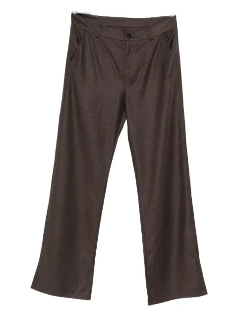 Private 0204 button-fastening pocket trousers