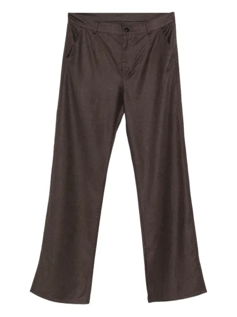 Private 0204 button-fastening pocket trousers