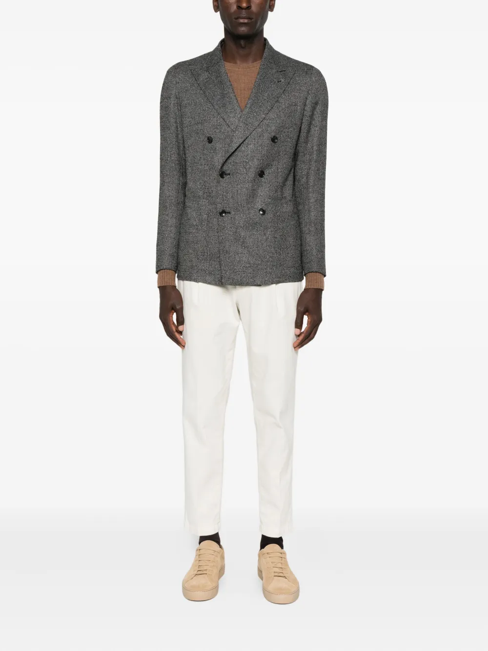 Tagliatore Blazer com padronagem diagonal | Blazer | Image 2