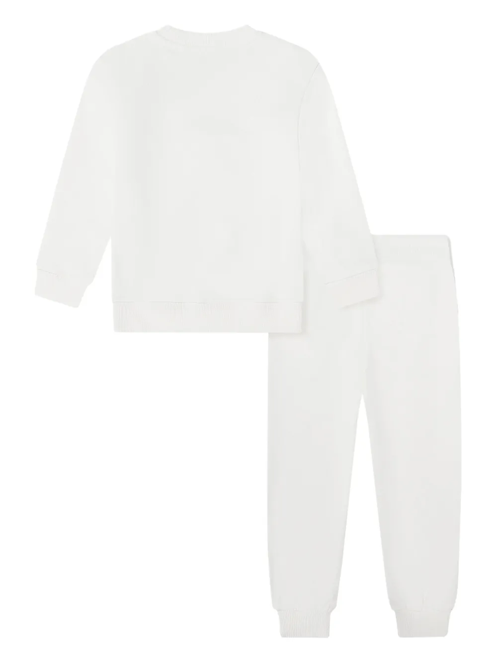 Moschino Kids Trainingspak met logo Wit