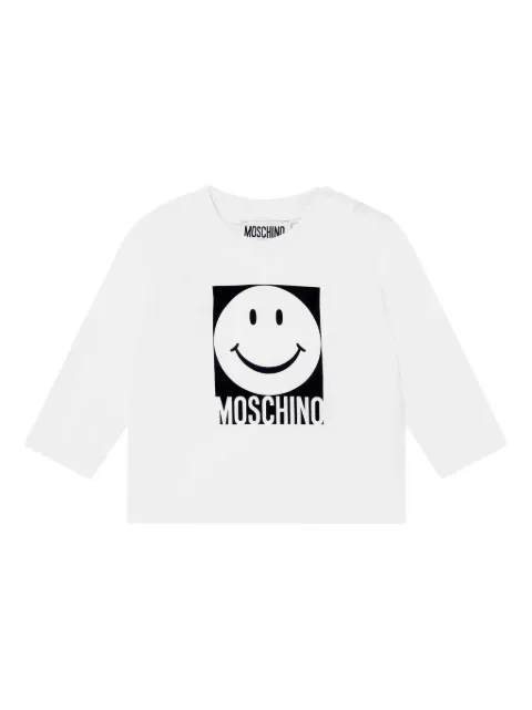 Moschino Kids crew-neck long-sleeve T-shirt 