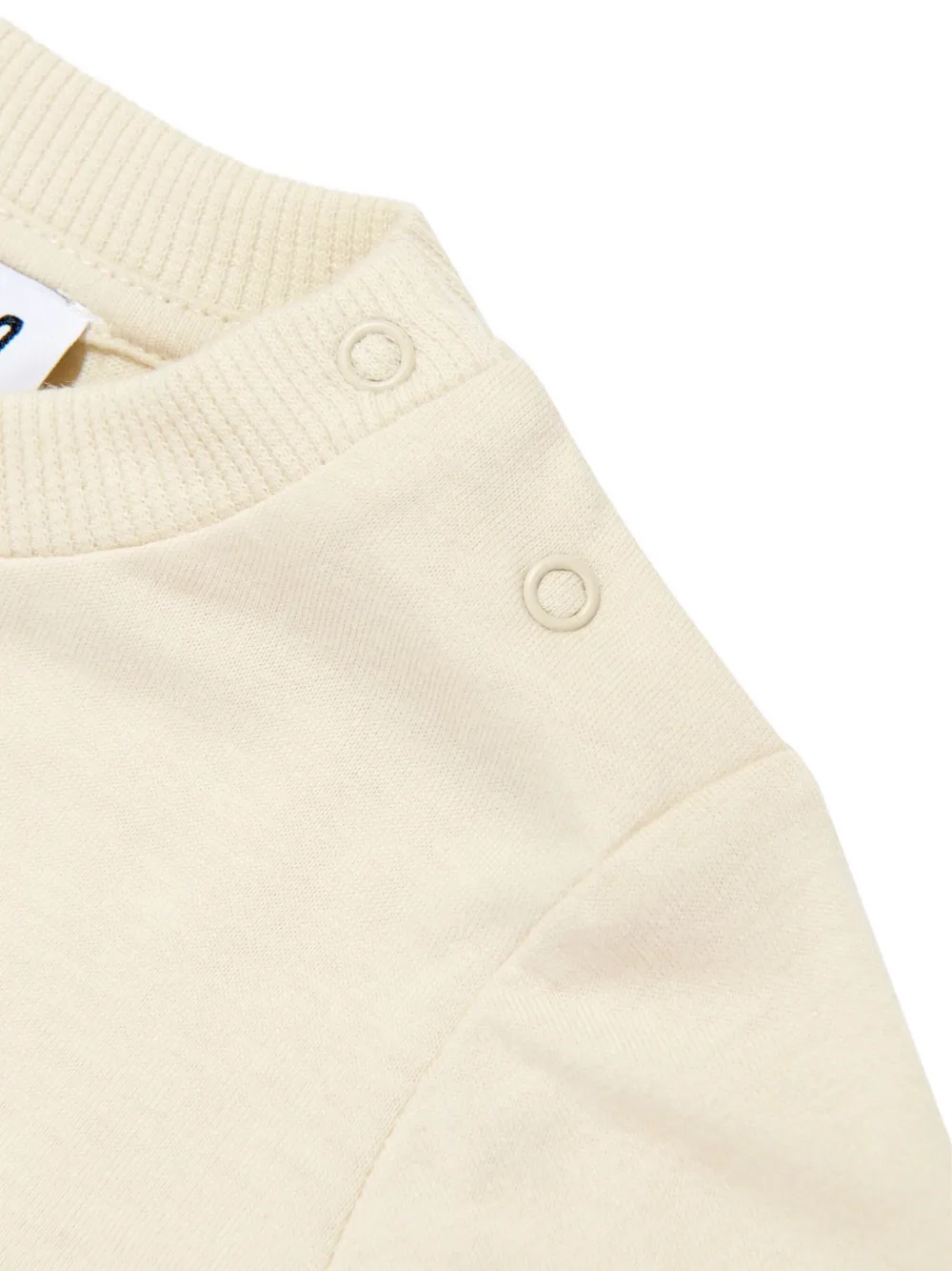 Moschino Crew-neck Cotton T-shirt In Neutral