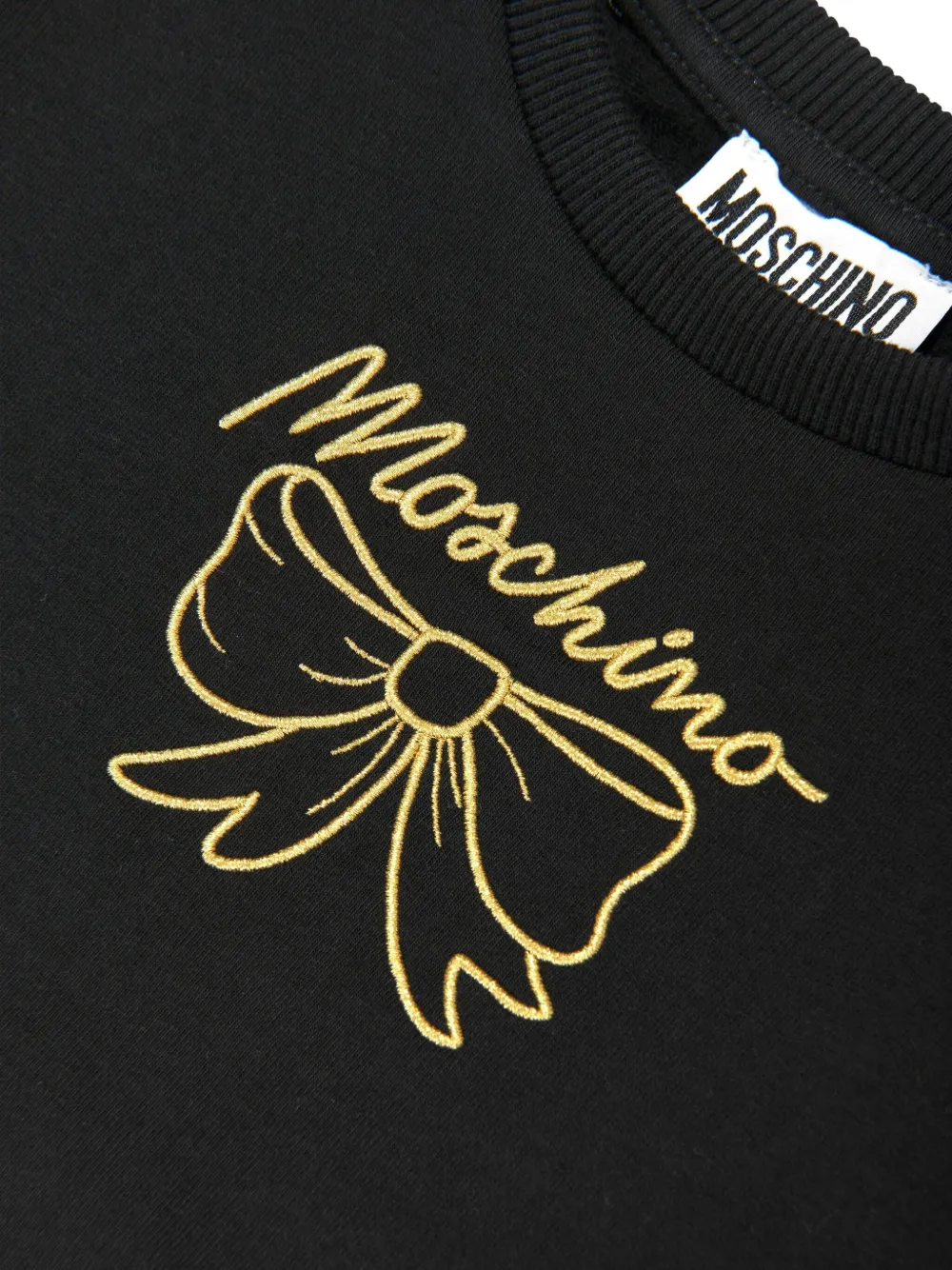 Moschino Kids Sweater van katoen Zwart