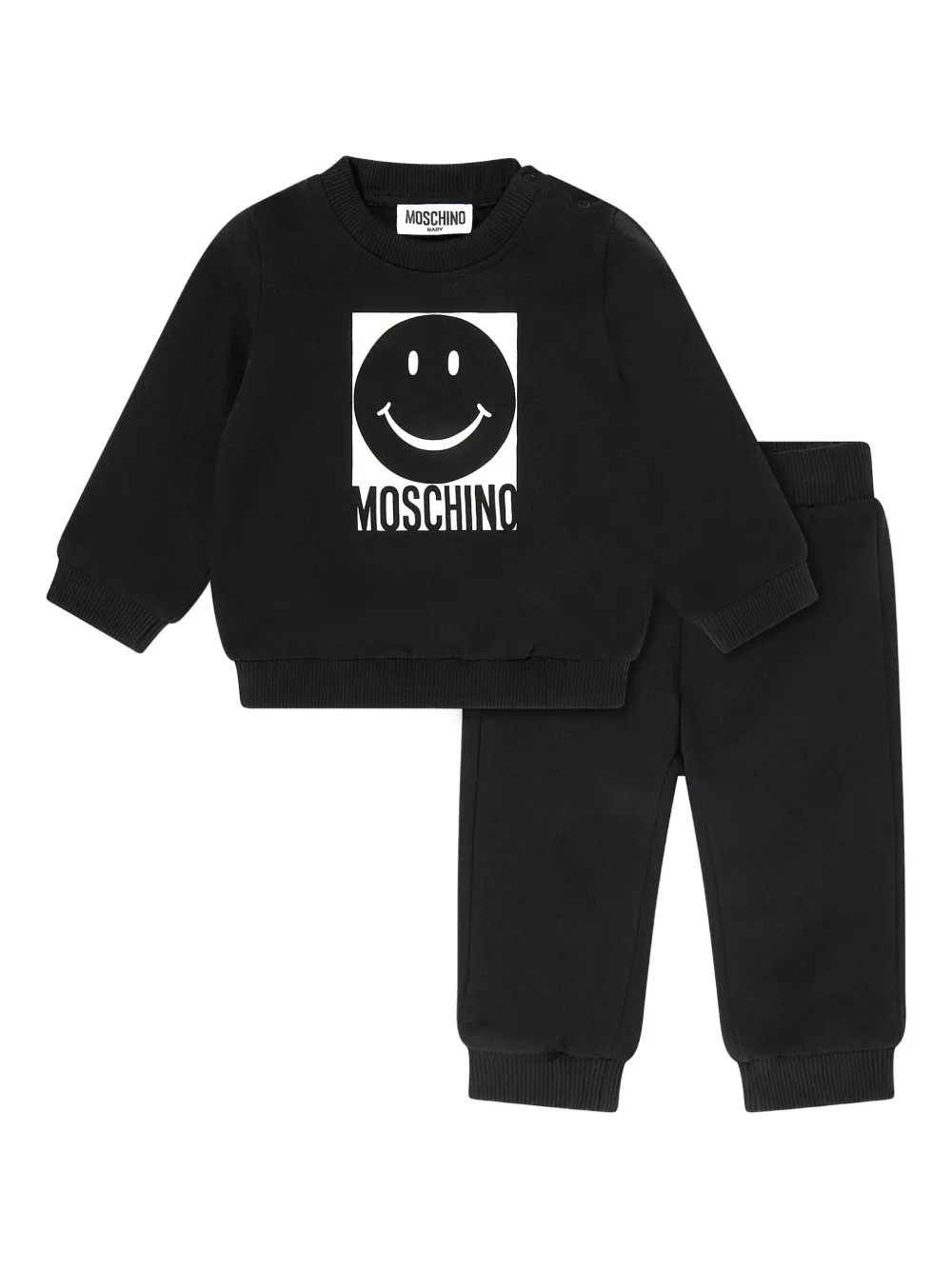 Moschino Kids logo-print tracksuit | Black | Image 1