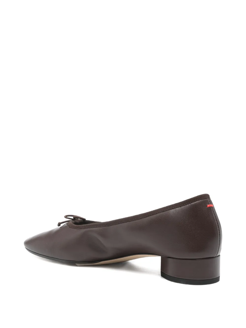 Aeyde nappa leather ballerina Bruin