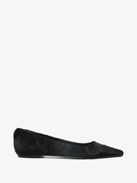 Aeyde Cassy calf-hair ballet flats
