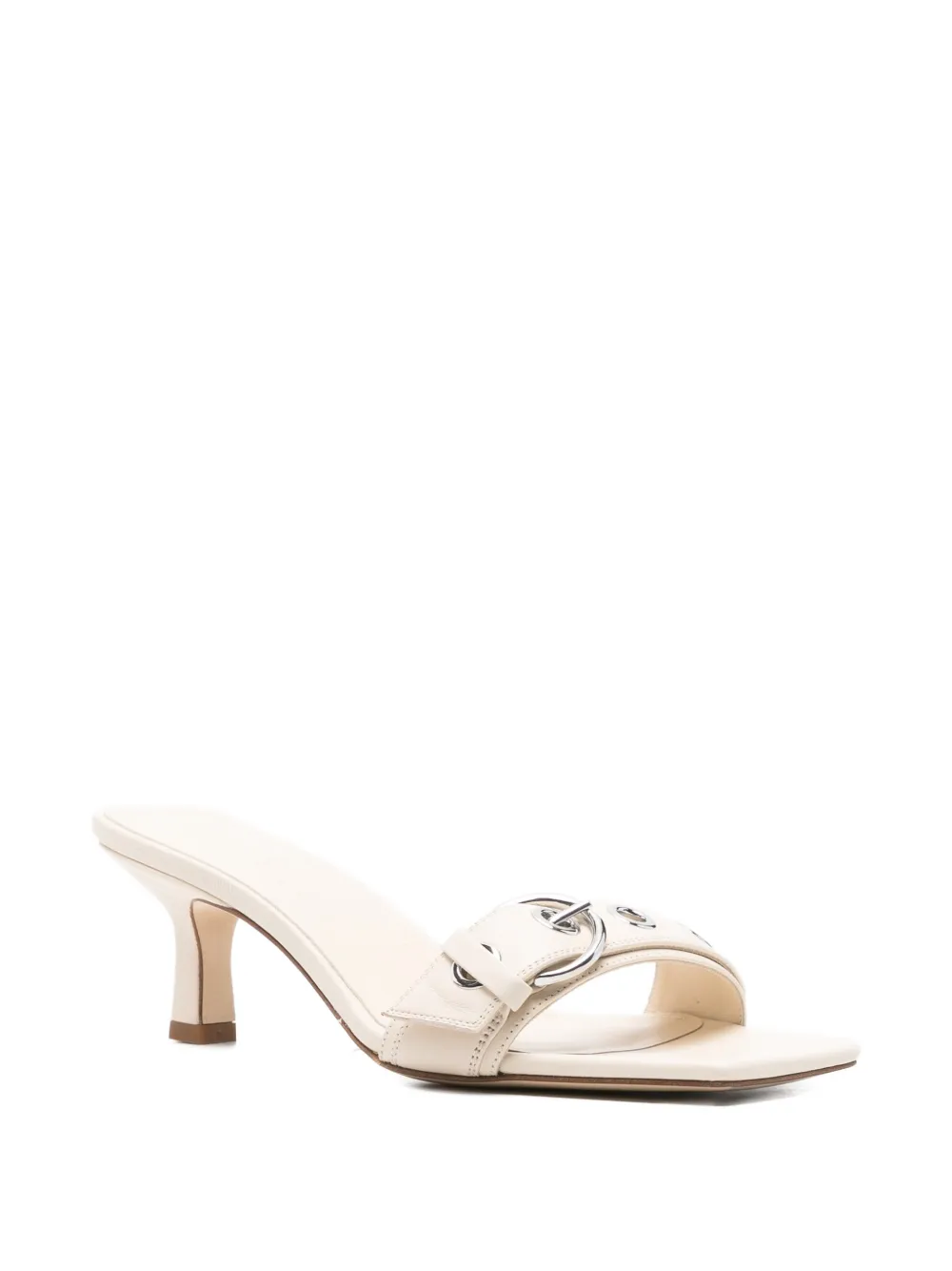 Aeyde Gilly eyelet sandals Beige