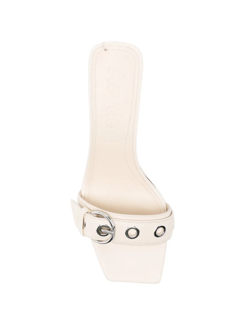 Aeyde Gilly eyelet sandals Beige