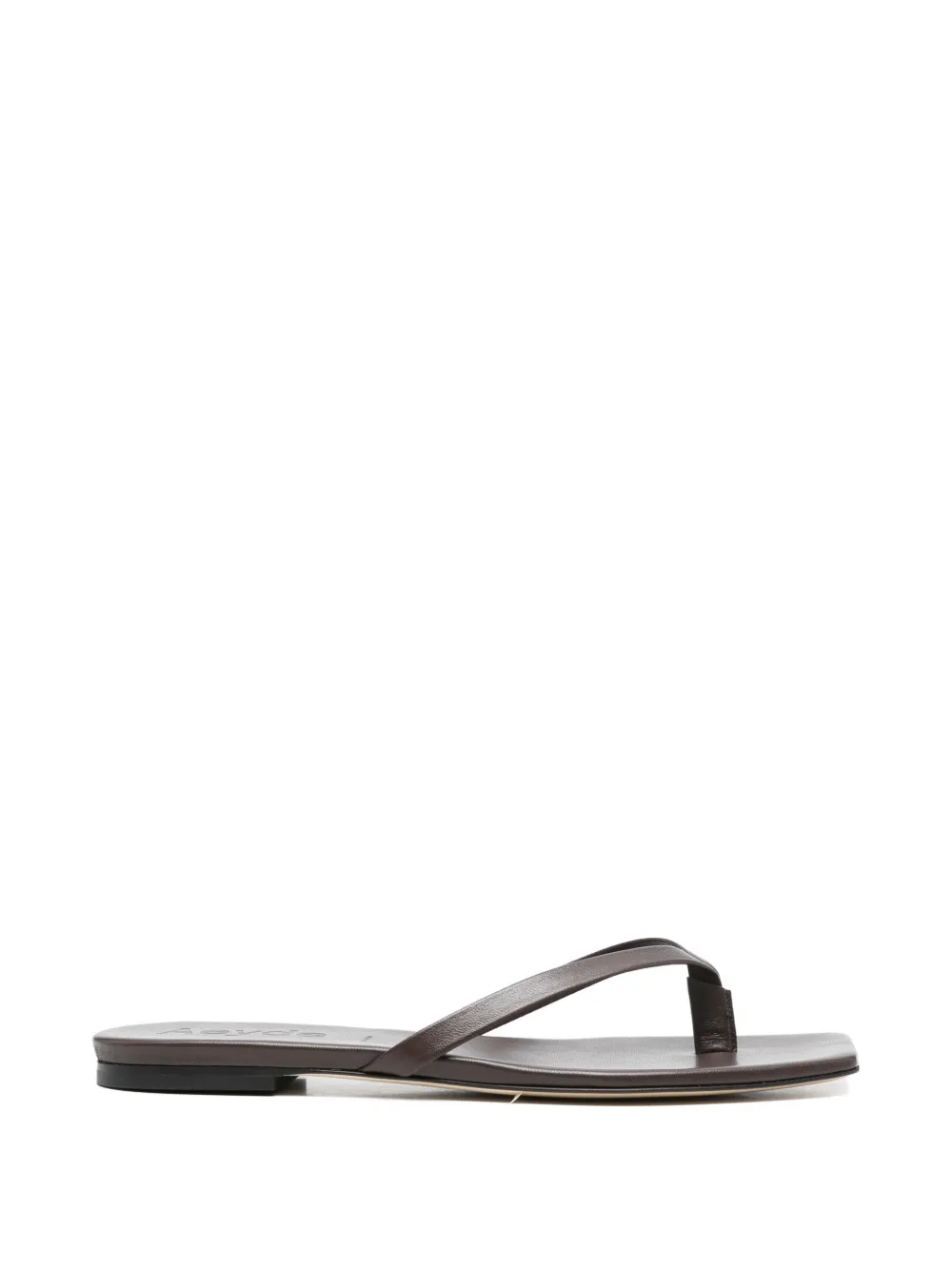 Aeyde Renee flip flop - Braun