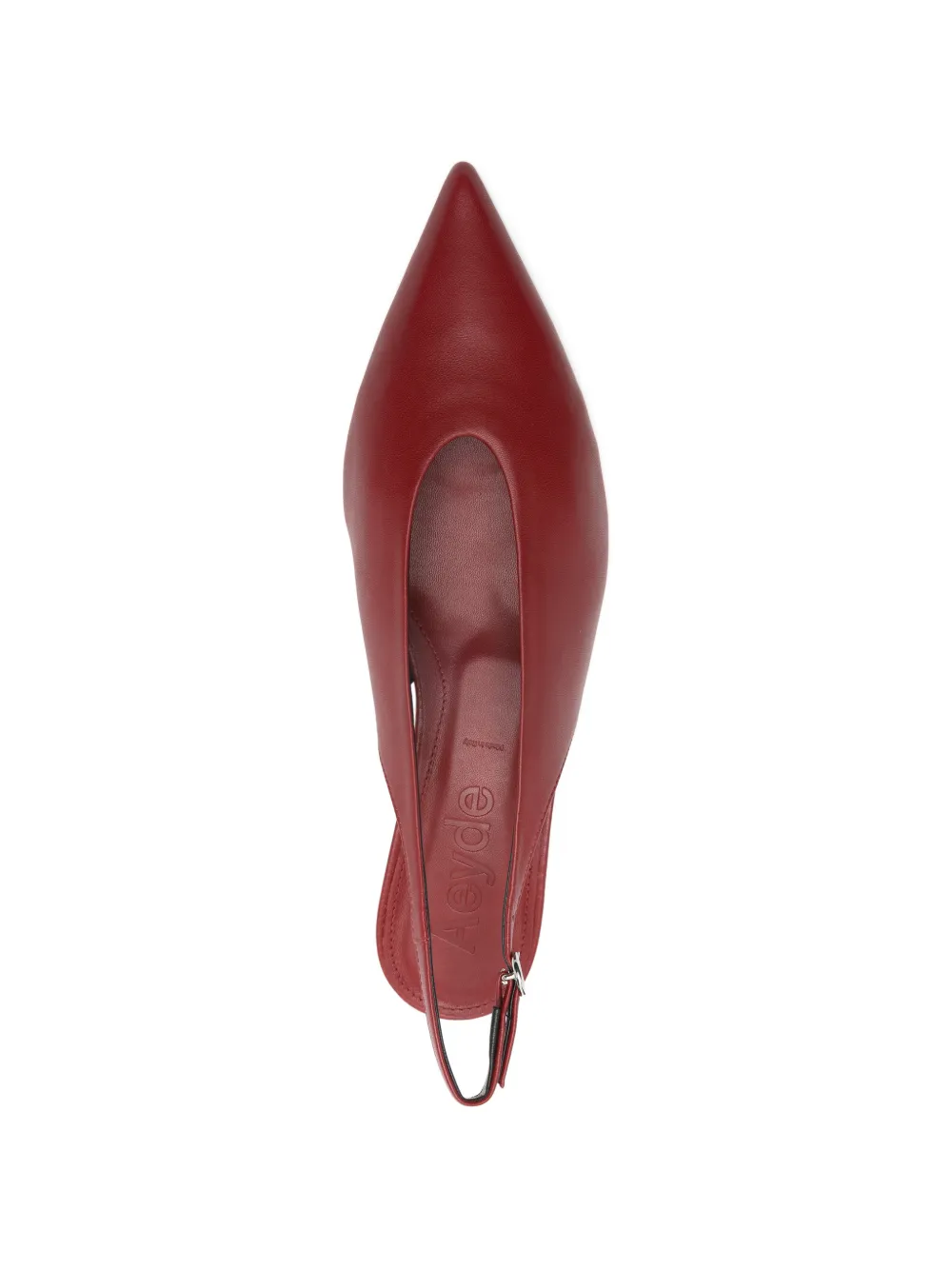 Aeyde Camila slingback pointed pumps Rood