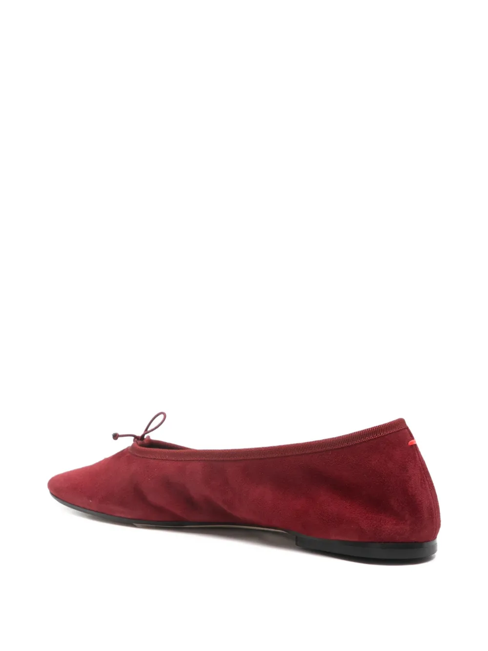 Aeyde Tiby suede ballerinas Rood