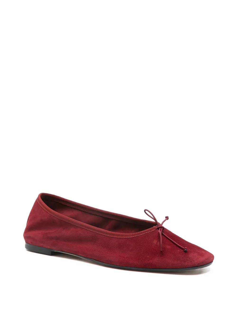Aeyde Tiby suede ballerinas Rood