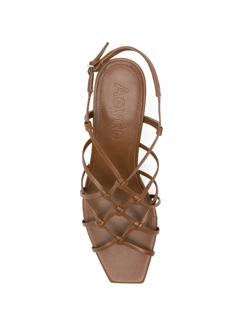 Aeyde Acacia sandalen met hak Bruin