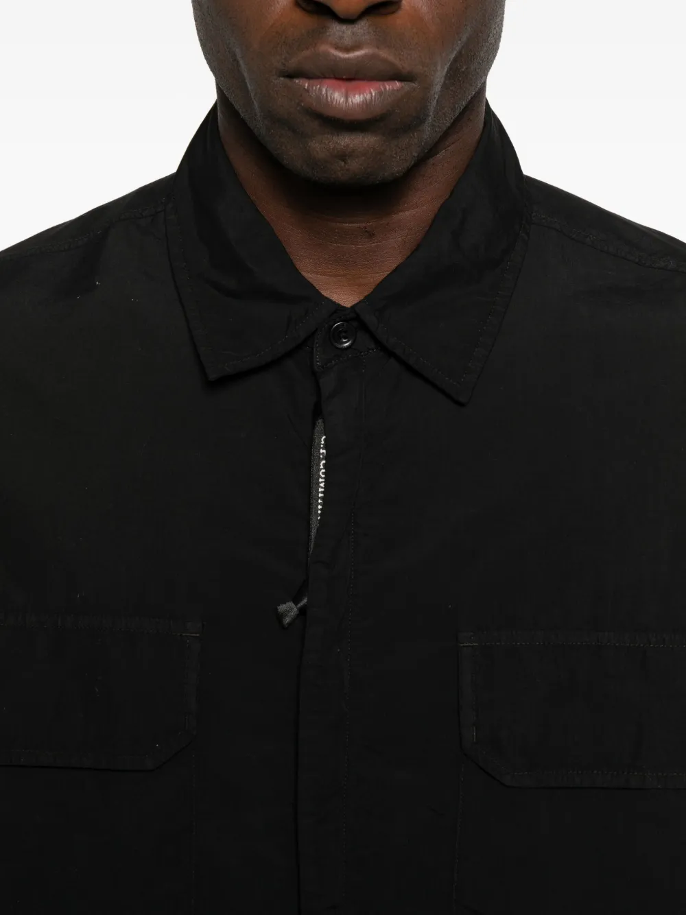 C.P. Company Jack met rits en zak Zwart