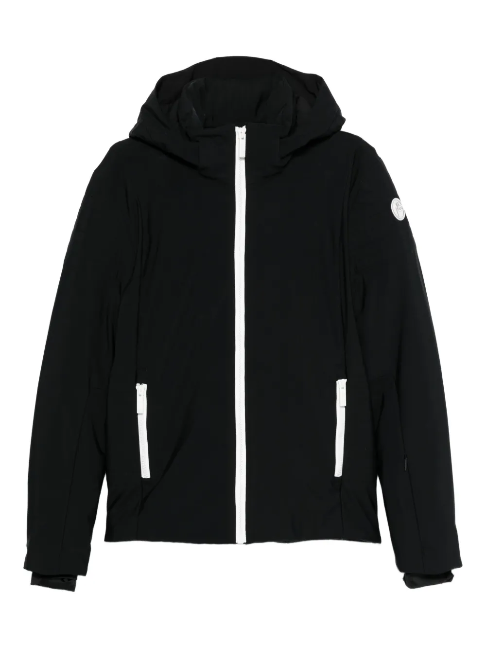 Fusalp hooded zip-front ski jacket | Black | Image 1