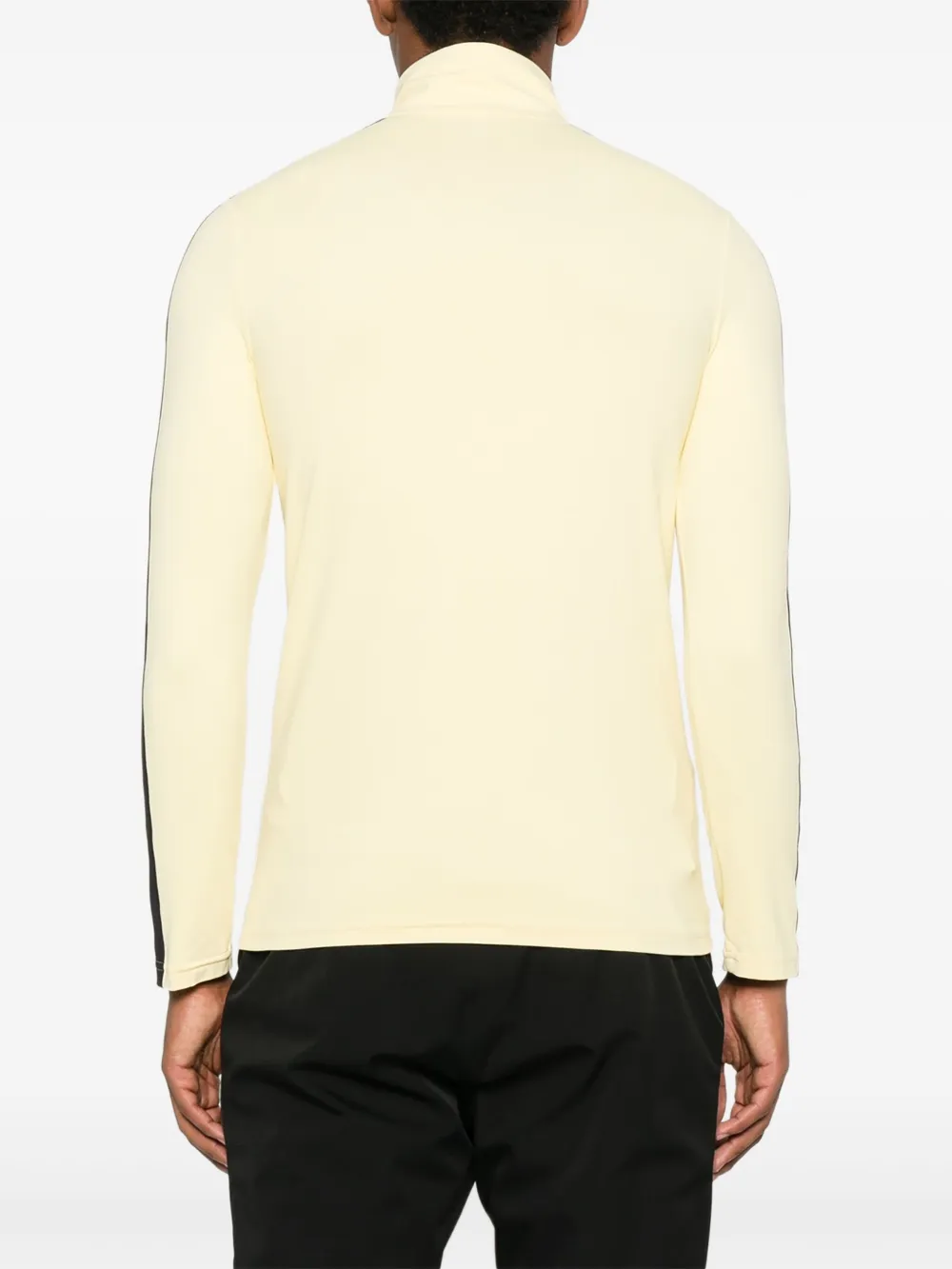 Fusalp Half-zip Panelled Top In Neutral