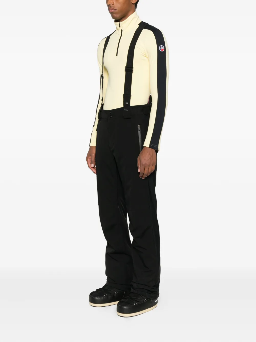 Fusalp Suspender Zip-detail Trousers In Black