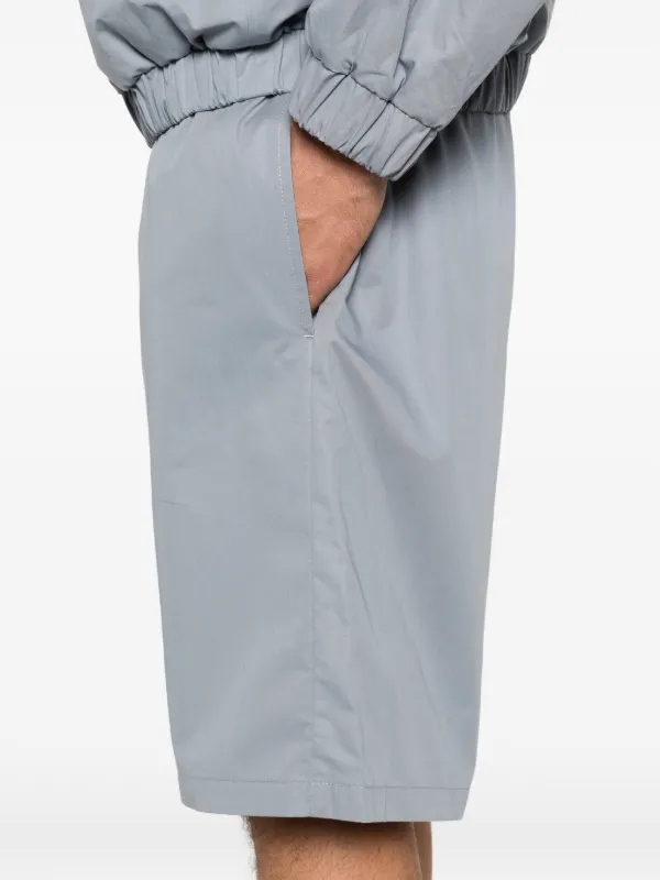 Rier Elasticated Cotton Bermuda Shorts | Blue | FARFETCH CA