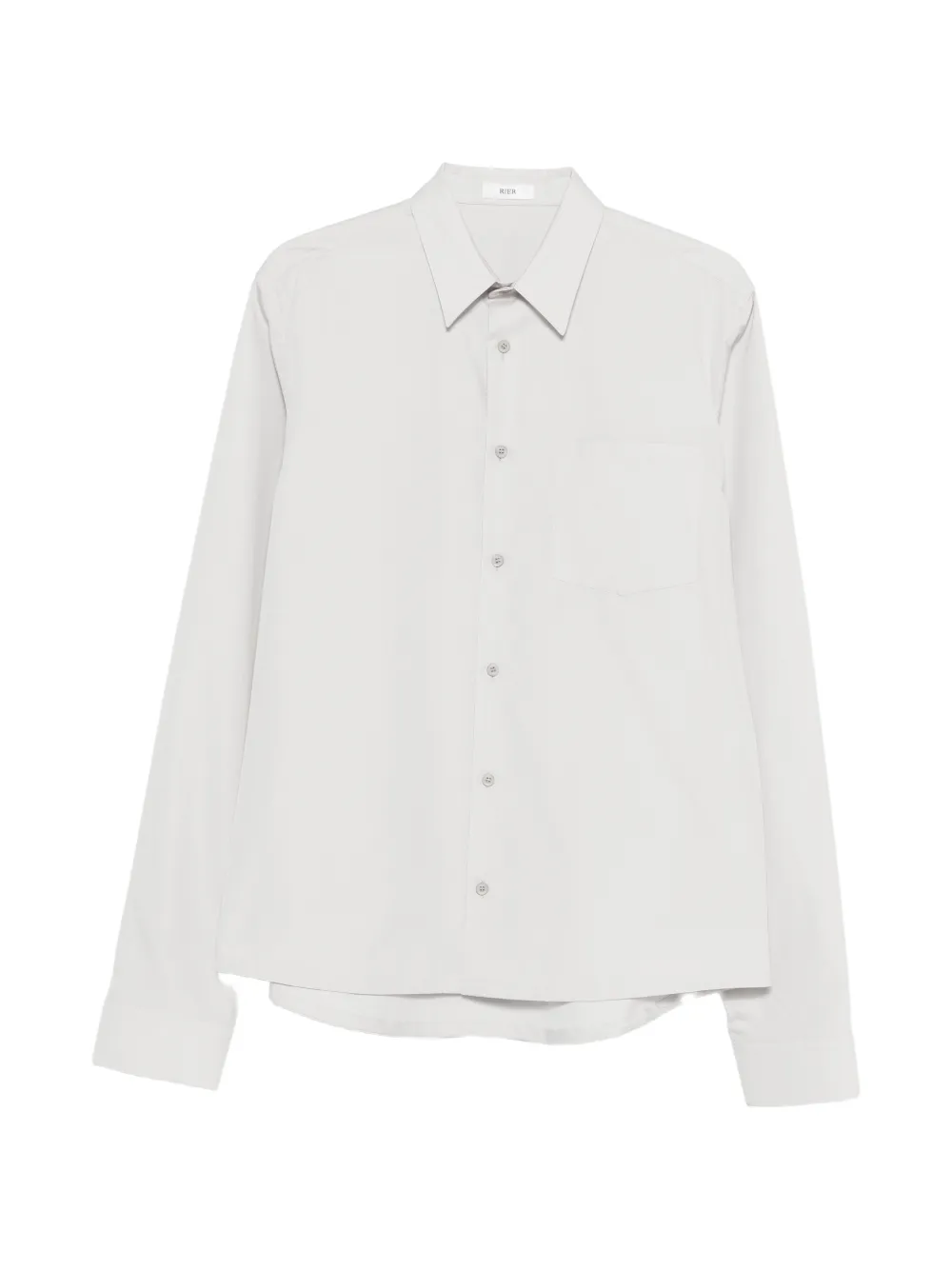 Rier button-fastening pocket shirt - Grigio