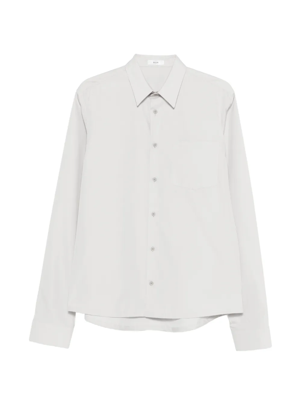 Rier button-fastening pocket shirt - Grigio