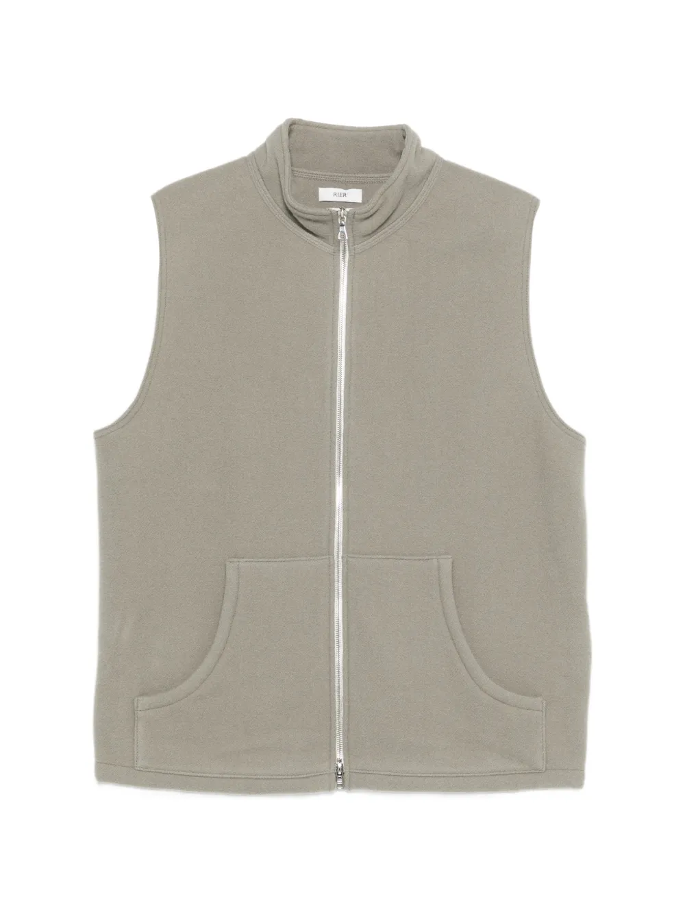Rier zip-fastening pocket gilet - Grigio